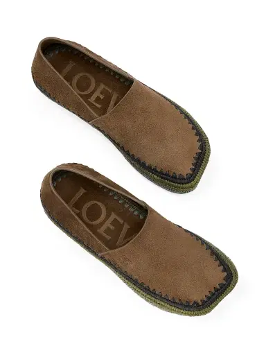 Loewe Men's x Paula's Ibiza Rio Suede Espadrilles - Brown | Thumbnail 3 Loewe Men's x Paula's Ibiza Rio Suede Espadrilles - Brown | Thumbnail 3