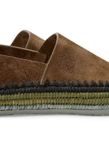 Loewe Men's x Paula's Ibiza Rio Suede Espadrilles - Brown | Thumbnail 4 Loewe Men's x Paula's Ibiza Rio Suede Espadrilles - Brown | Thumbnail 4