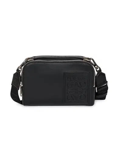LOEWE Men's Mini Camera Crossbody Bag - Black | Thumbnail 1 LOEWE Men's Mini Camera Crossbody Bag - Black | Thumbnail 1