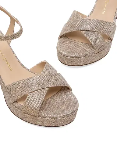 Stuart Weitzman Women's Dayna 80MM Platform Sandals - Poudre | Thumbnail 4 Stuart Weitzman Women's Dayna 80MM Platform Sandals - Poudre | Thumbnail 4