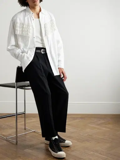 KAPITAL Husky Fringed Denim Western Shirt - Men | Thumbnail 2 KAPITAL Husky Fringed Denim Western Shirt - Men | Thumbnail 2