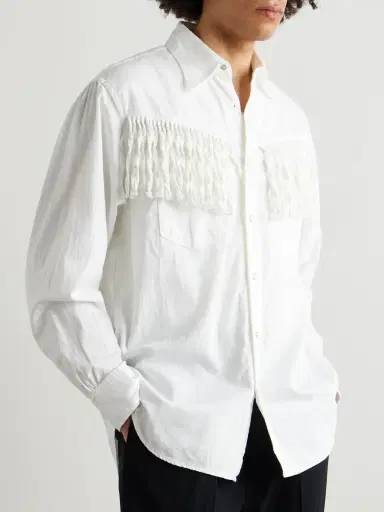 KAPITAL Husky Fringed Denim Western Shirt - Men | Thumbnail 3 KAPITAL Husky Fringed Denim Western Shirt - Men | Thumbnail 3