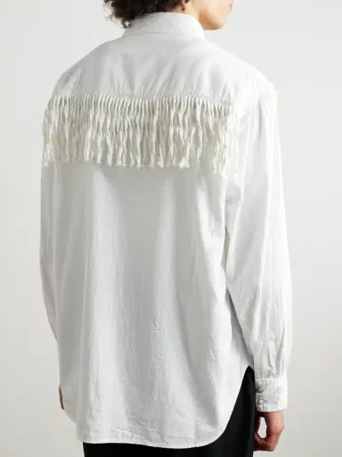 KAPITAL Husky Fringed Denim Western Shirt - Men | Thumbnail 4 KAPITAL Husky Fringed Denim Western Shirt - Men | Thumbnail 4