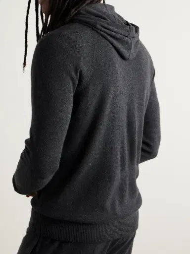 Derek Rose Finley Cashmere Zip-Up Hoodie - Men | Thumbnail 3 Derek Rose Finley Cashmere Zip-Up Hoodie - Men | Thumbnail 3