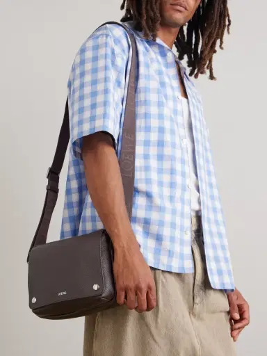 Loewe Pebble XS Full-Grain Leather Messenger Bag - Men | Thumbnail 2 Loewe Pebble XS Full-Grain Leather Messenger Bag - Men | Thumbnail 2