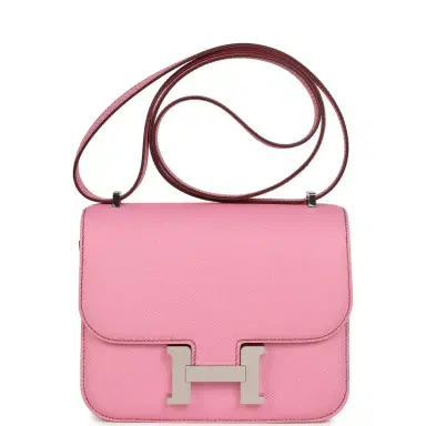 HERMÈS Hermes Constance 18 Bubblegum 5P Epsom Palladium Hardware | Thumbnail 1 HERMÈS Hermes Constance 18 Bubblegum 5P Epsom Palladium Hardware | Thumbnail 1