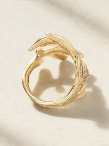 OLE LYNGGAARD COPENHAGEN Forest 18-karat Gold Diamond Ring | Thumbnail 3 OLE LYNGGAARD COPENHAGEN Forest 18-karat Gold Diamond Ring | Thumbnail 3