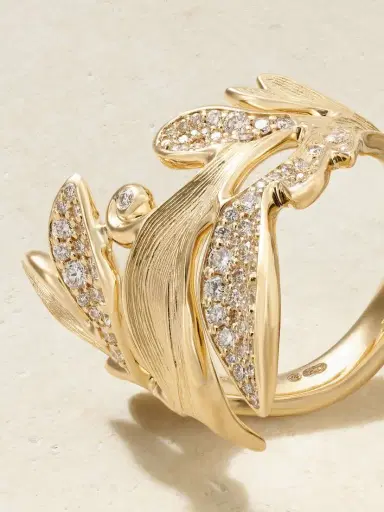 OLE LYNGGAARD COPENHAGEN Forest 18-karat Gold Diamond Ring | Thumbnail 4 OLE LYNGGAARD COPENHAGEN Forest 18-karat Gold Diamond Ring | Thumbnail 4