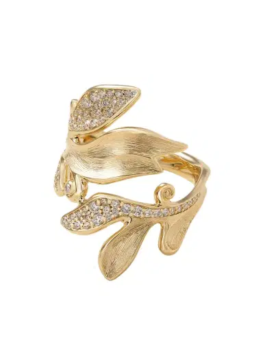 OLE LYNGGAARD COPENHAGEN Forest 18-karat Gold Diamond Ring | Thumbnail 1 OLE LYNGGAARD COPENHAGEN Forest 18-karat Gold Diamond Ring | Thumbnail 1