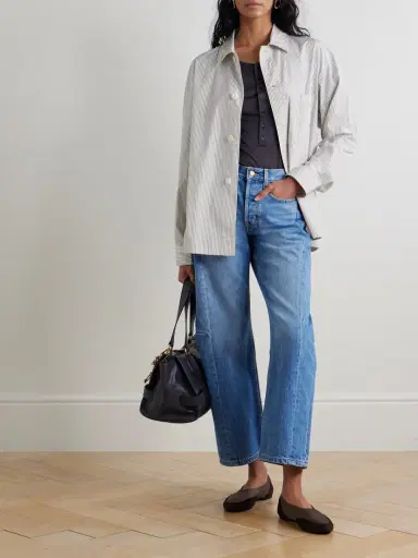B SIDES Slim Lasso Mid-rise Barrel-leg Jeans | Thumbnail 2 B SIDES Slim Lasso Mid-rise Barrel-leg Jeans | Thumbnail 2
