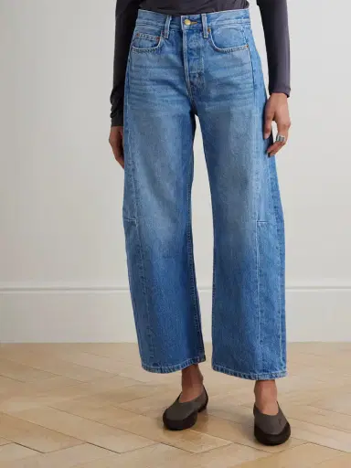 B SIDES Slim Lasso Mid-rise Barrel-leg Jeans | Thumbnail 3 B SIDES Slim Lasso Mid-rise Barrel-leg Jeans | Thumbnail 3
