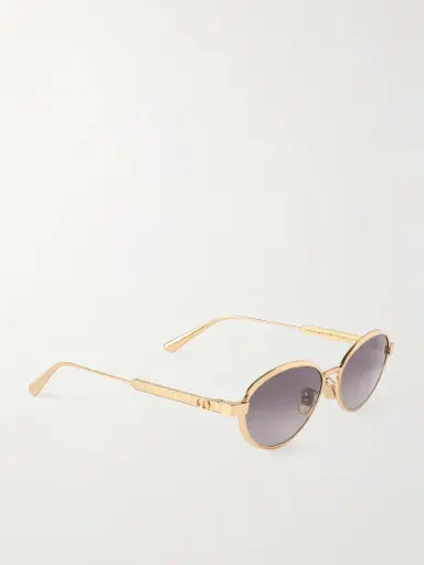 DIOR Eyewear Diorcannage R1u Oval-frame Gold-tone Sunglasses | Thumbnail 3 DIOR Eyewear Diorcannage R1u Oval-frame Gold-tone Sunglasses | Thumbnail 3
