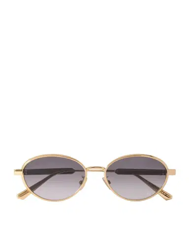 DIOR Eyewear Diorcannage R1u Oval-frame Gold-tone Sunglasses | Thumbnail 1 DIOR Eyewear Diorcannage R1u Oval-frame Gold-tone Sunglasses | Thumbnail 1