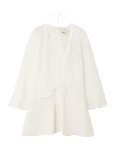 Isabel Marant Liya Lace-trimmed Embroidered Ramie Mini Dress | Thumbnail 1 Isabel Marant Liya Lace-trimmed Embroidered Ramie Mini Dress | Thumbnail 1