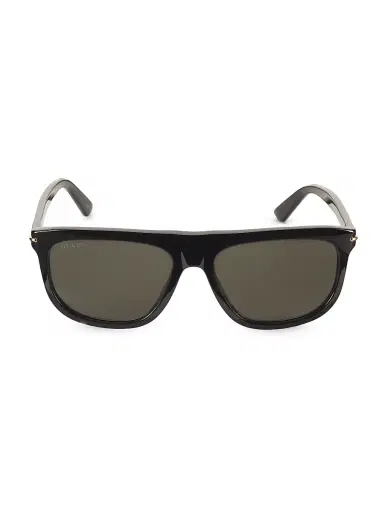 Gucci Men's GG1726S 56MM Round Sunglasses - Black | Thumbnail 2 Gucci Men's GG1726S 56MM Round Sunglasses - Black | Thumbnail 2