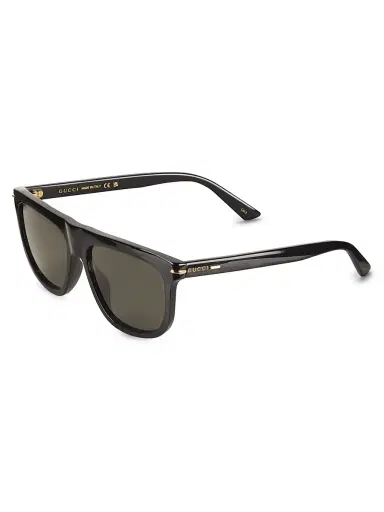 Gucci Men's GG1726S 56MM Round Sunglasses - Black | Thumbnail 1 Gucci Men's GG1726S 56MM Round Sunglasses - Black | Thumbnail 1