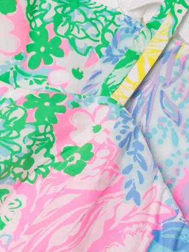 Lilly Pulitzer Women's Haliey Floral Cotton Midi-Dress - Multi Bright - Size 10 | Thumbnail 6 Lilly Pulitzer Women's Haliey Floral Cotton Midi-Dress - Multi Bright - Size 10 | Thumbnail 6