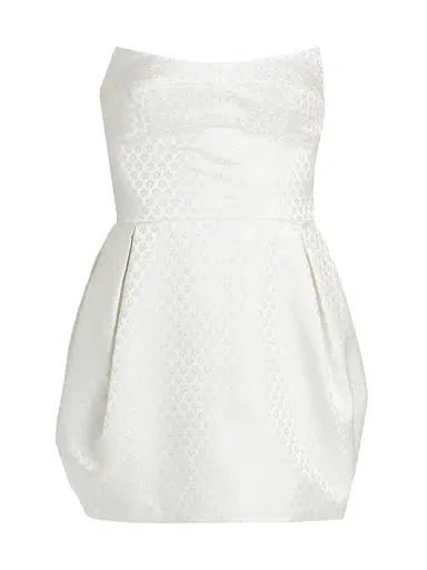 Amanda Uprichard Women's Bowery Strapless Minidress - White | Thumbnail 1 Amanda Uprichard Women's Bowery Strapless Minidress - White | Thumbnail 1
