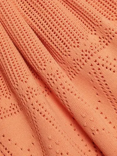 Kobi Halperin Women's Emerson Knit Midi-Dress - Coral | Thumbnail 7 Kobi Halperin Women's Emerson Knit Midi-Dress - Coral | Thumbnail 7
