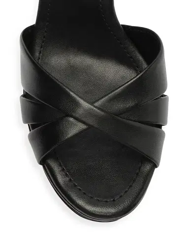 Schutz Women's Keefa High Leather Pumps - Black | Thumbnail 5 Schutz Women's Keefa High Leather Pumps - Black | Thumbnail 5