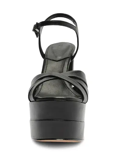 Schutz Women's Keefa High Leather Pumps - Black | Thumbnail 6 Schutz Women's Keefa High Leather Pumps - Black | Thumbnail 6