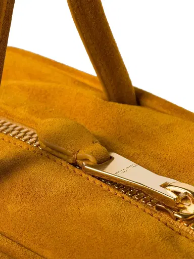 Miu Miu Women's Suede Beau Top Handle Bag - Orange | Thumbnail 7 Miu Miu Women's Suede Beau Top Handle Bag - Orange | Thumbnail 7
