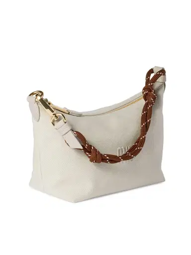 Miu Miu Women's Gabardine Pouch - Yellow | Thumbnail 23 Miu Miu Women's Gabardine Pouch - Yellow | Thumbnail 23