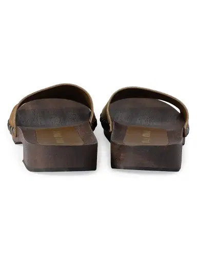 Miu Miu Women's Faded Suede Clogs - Brown | Thumbnail 3 Miu Miu Women's Faded Suede Clogs - Brown | Thumbnail 3