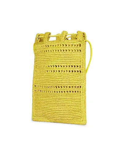 LOEWE Women's x Paula's Ibiza Raffia Crossbody Bag - Yellow | Thumbnail 3 LOEWE Women's x Paula's Ibiza Raffia Crossbody Bag - Yellow | Thumbnail 3
