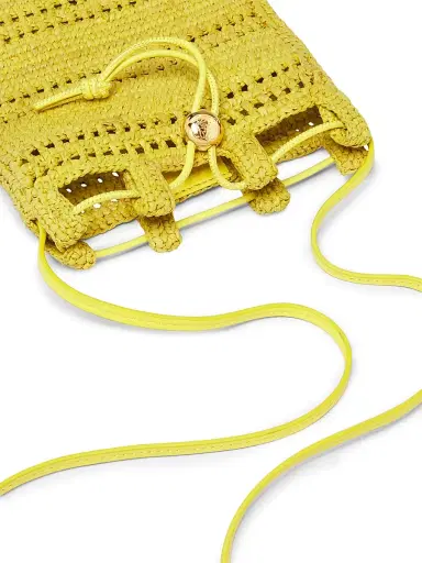 LOEWE Women's x Paula's Ibiza Raffia Crossbody Bag - Yellow | Thumbnail 6 LOEWE Women's x Paula's Ibiza Raffia Crossbody Bag - Yellow | Thumbnail 6