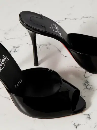 Christian Louboutin Me Dolly 100 Patent-leather Mules | Thumbnail 4 Christian Louboutin Me Dolly 100 Patent-leather Mules | Thumbnail 4