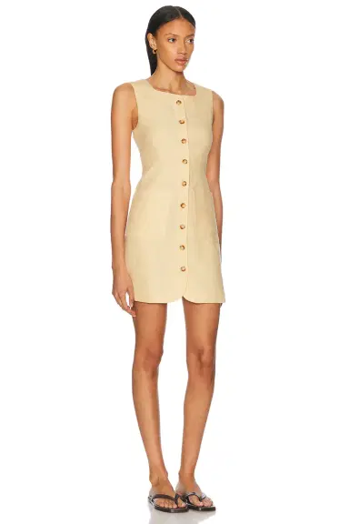 Posse Emma Button Down Mini Dress | Thumbnail 2 Posse Emma Button Down Mini Dress | Thumbnail 2