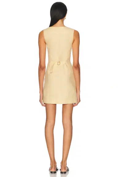 Posse Emma Button Down Mini Dress | Thumbnail 3 Posse Emma Button Down Mini Dress | Thumbnail 3