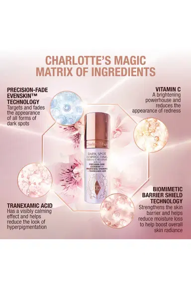 Charlotte Tilbury Dark Spot Correcting Radiance Recovery Serum 10ml | Thumbnail 9 Charlotte Tilbury Dark Spot Correcting Radiance Recovery Serum 10ml | Thumbnail 9