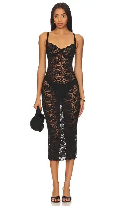 superdown Nada Sheer Dress | Thumbnail 1 superdown Nada Sheer Dress | Thumbnail 1