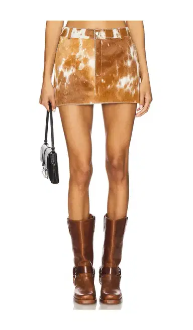 Understated Leather x REVOLVE Cowhide Skirt | Thumbnail 1 Understated Leather x REVOLVE Cowhide Skirt | Thumbnail 1