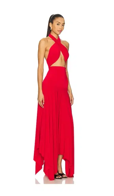 Norma Kamali Convertible Midcalf Dress | Thumbnail 2 Norma Kamali Convertible Midcalf Dress | Thumbnail 2