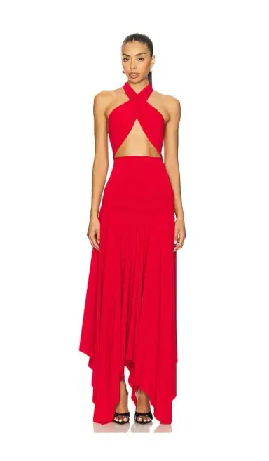 Norma Kamali Convertible Midcalf Dress | Thumbnail 1 Norma Kamali Convertible Midcalf Dress | Thumbnail 1
