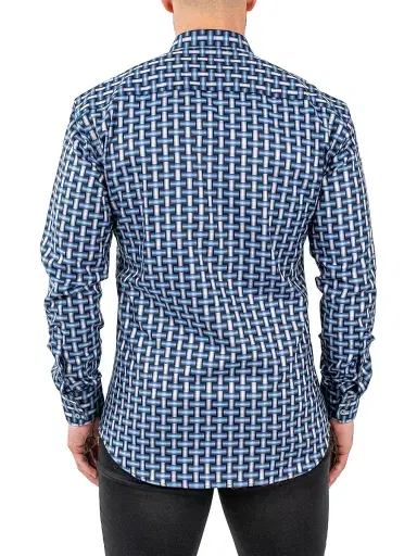 Maceoo Men's Einstein Jacq Digi Weave Shirt | Thumbnail 6 Maceoo Men's Einstein Jacq Digi Weave Shirt | Thumbnail 6