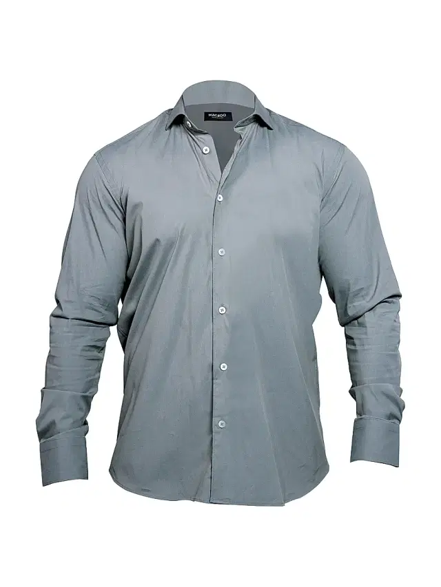 Men's Einstein Aristocrat Luxe Stretch Shirt - Grey Men's Einstein Aristocrat Luxe Stretch Shirt - Grey