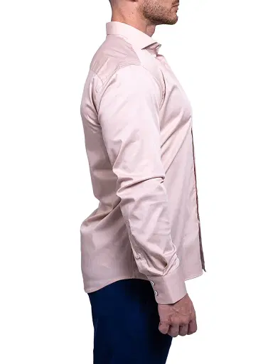 Maceoo Men's Einstein Aristocrat Luxe Stretch Shirt - Pink - Size XXXL | Thumbnail 5 Maceoo Men's Einstein Aristocrat Luxe Stretch Shirt - Pink - Size XXXL | Thumbnail 5