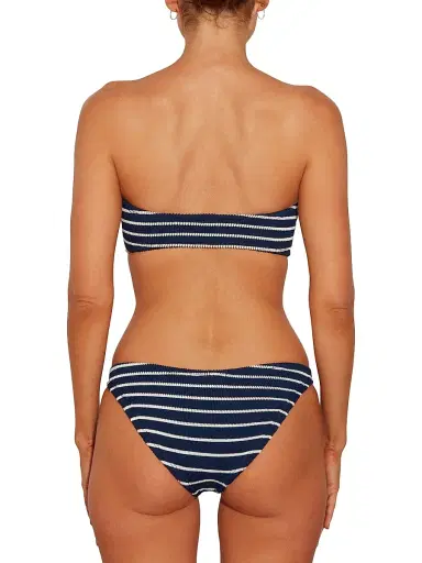 Hunza G Women's Jean Striped 2-Piece Bikini - Navy White | Thumbnail 4 Hunza G Women's Jean Striped 2-Piece Bikini - Navy White | Thumbnail 4