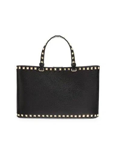 Valentino Women's Rockstud Small Shopping Bag in Grainy Calfskin | Thumbnail 5 Valentino Women's Rockstud Small Shopping Bag in Grainy Calfskin | Thumbnail 5