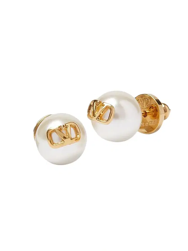 Women's VLogo Signature Earrings With Pearls - White Women's VLogo Signature Earrings With Pearls - White