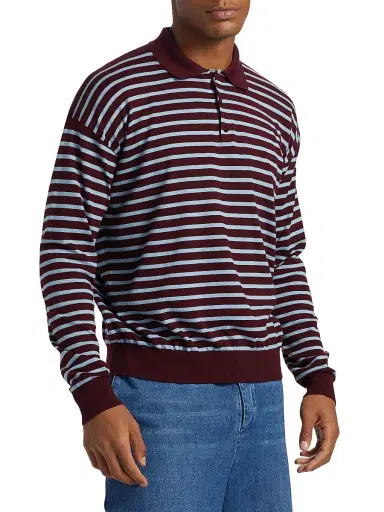 Loewe Men's x Paula's Ibiza Long-Sleeve Polo Sweater | Thumbnail 4 Loewe Men's x Paula's Ibiza Long-Sleeve Polo Sweater | Thumbnail 4