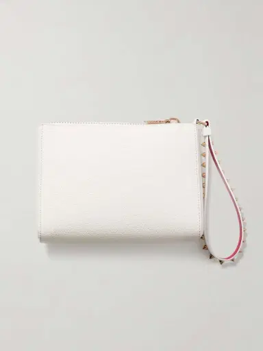Christian Louboutin Cabata Studded Textured-leather Clutch | Thumbnail 3 Christian Louboutin Cabata Studded Textured-leather Clutch | Thumbnail 3