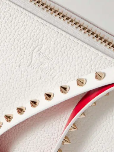 Christian Louboutin Cabata Studded Textured-leather Clutch | Thumbnail 4 Christian Louboutin Cabata Studded Textured-leather Clutch | Thumbnail 4