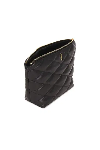 Saint Laurent Large Cosmetic Pouch | Thumbnail 5 Saint Laurent Large Cosmetic Pouch | Thumbnail 5