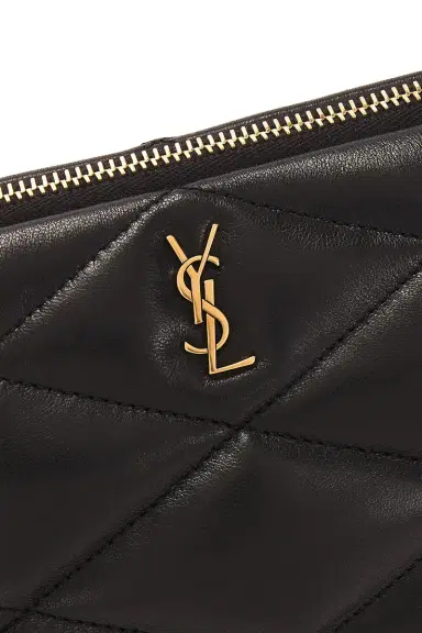 Saint Laurent Large Cosmetic Pouch | Thumbnail 7 Saint Laurent Large Cosmetic Pouch | Thumbnail 7