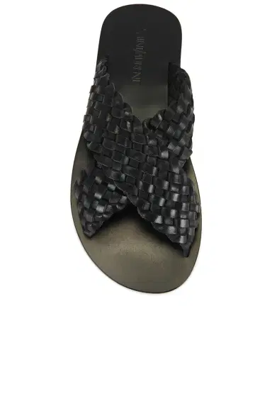 Saint Laurent Party Flat Sandal | Thumbnail 4 Saint Laurent Party Flat Sandal | Thumbnail 4